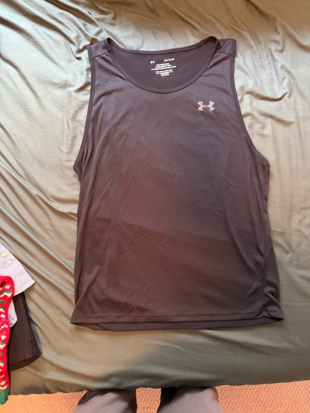 Under Armour Black Moisture-Wicking Sleeveless Performance Tank